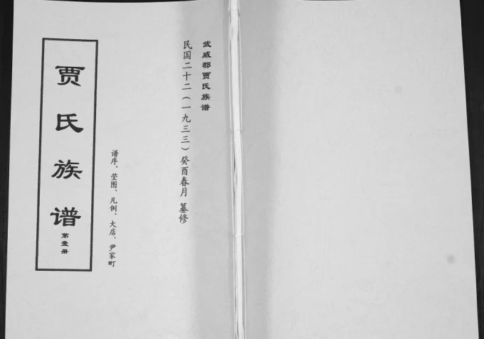 山东莱阳武威郡贾氏族谱电子版PDF下载-中华家谱网
