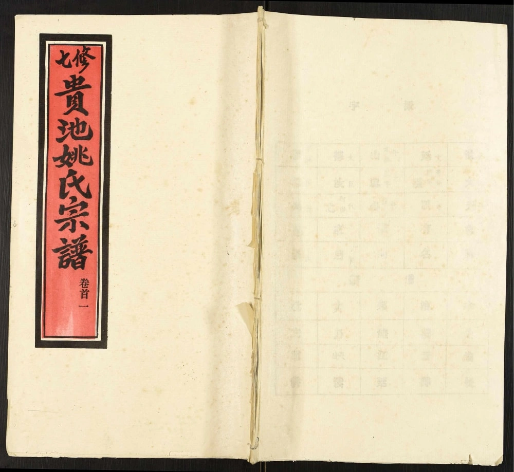 图片[1]-安徽池州七修贵池姚氏宗谱电子版PDF下载-中华家谱网