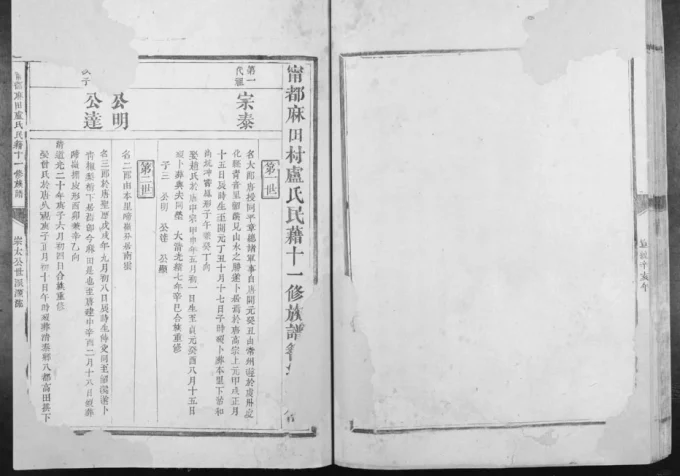 江西赣州宁都麻田卢氏民籍十一修族谱电子版PDF下载-中华家谱网