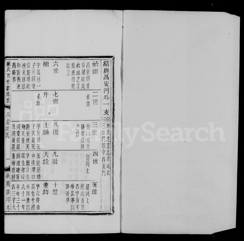 图片[7]-浙江绍兴姚氏百世源流考电子版PDF下载-中华家谱网