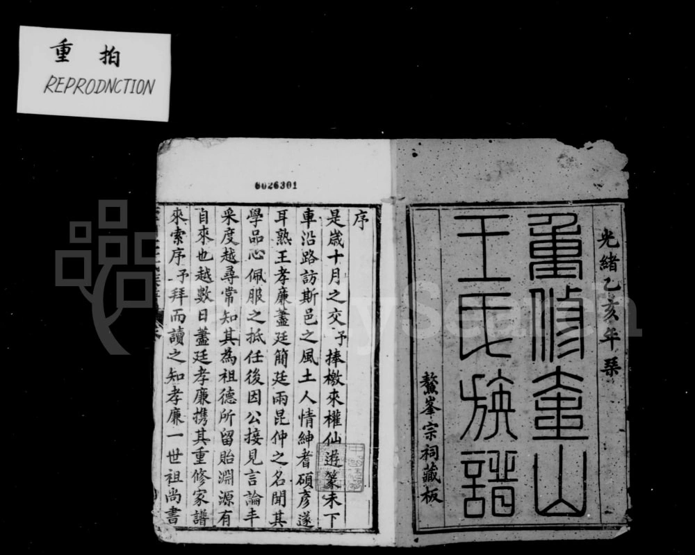 图片[1]-福建莆田仙游县奎山王氏族谱电子版PDF下载-中华家谱网
