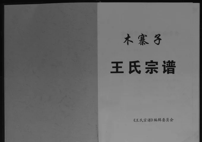 四川巴中平昌县木寨子王氏宗谱电子版PDF下载-中华家谱网