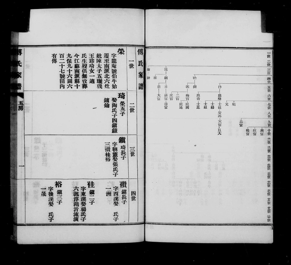 图片[1]-上海浦东六灶傅氏家谱电子版PDF下载-中华家谱网