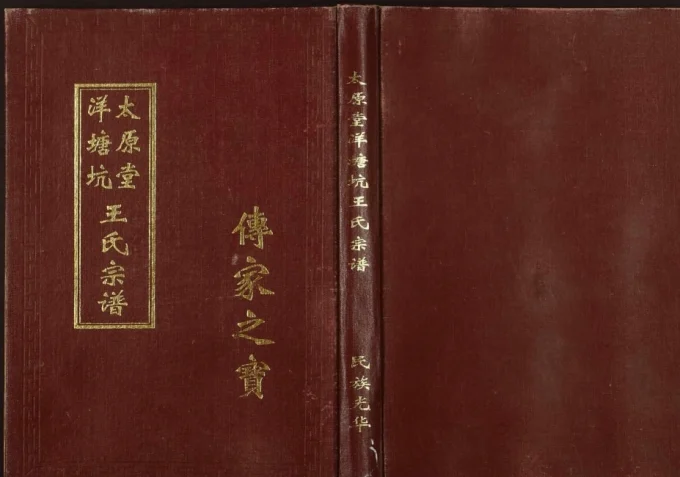 江西赣州南康区洋塘坑王氏宗谱(太原堂)电子版PDF下载-中华家谱网