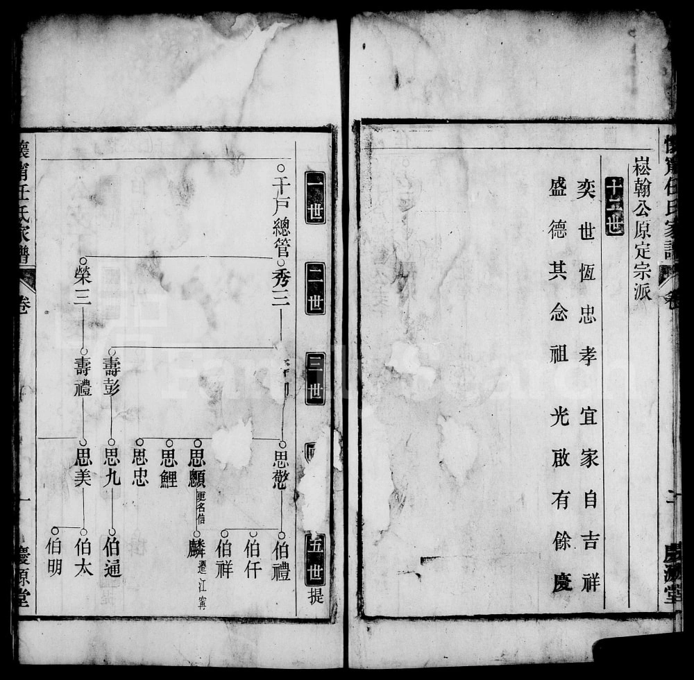 图片[3]-安徽安庆怀宁渌水任氏宗谱（庆源堂）电子版PDF下载-中华家谱网