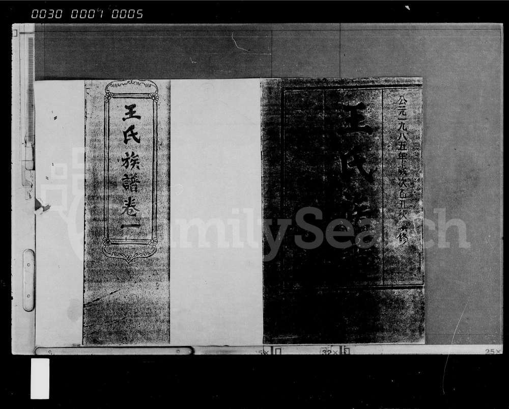 图片[1]-海南琼海王氏族谱（尊三堂）电子版PDF下载-中华家谱网