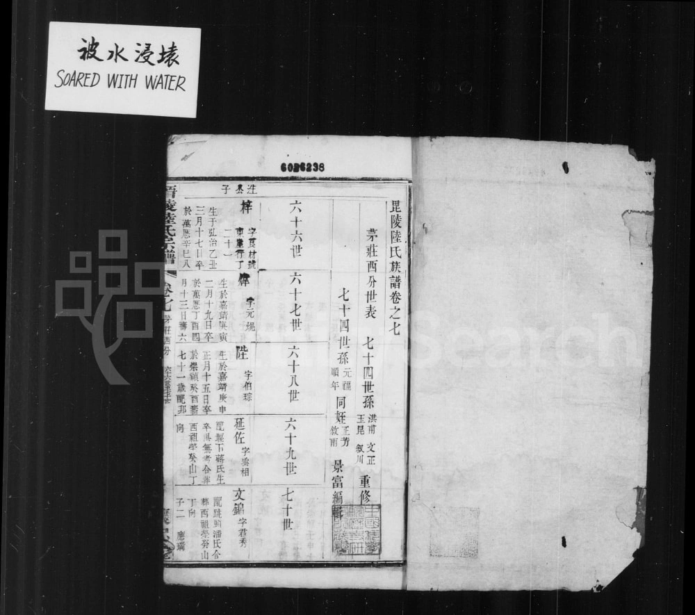 图片[6]-江苏常州武进区晋陵茅庄陆氏宗谱（怀忠堂）电子版PDF下载-中华家谱网