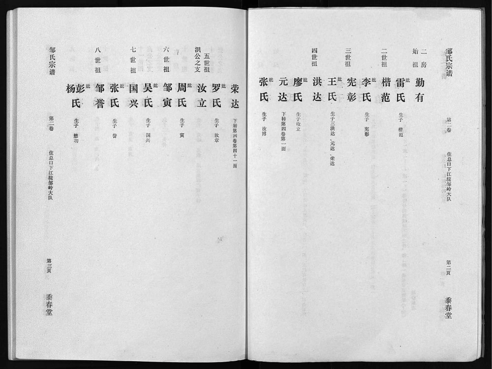 图片[7]-湖北潜江邹氏宗谱（黍春堂）电子版PDF下载-中华家谱网