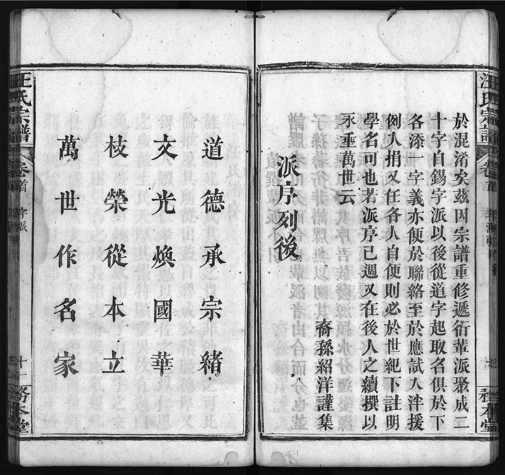 图片[3]-湖北黄冈罗田汪氏续修宗谱（务本堂）电子版PDF下载-中华家谱网
