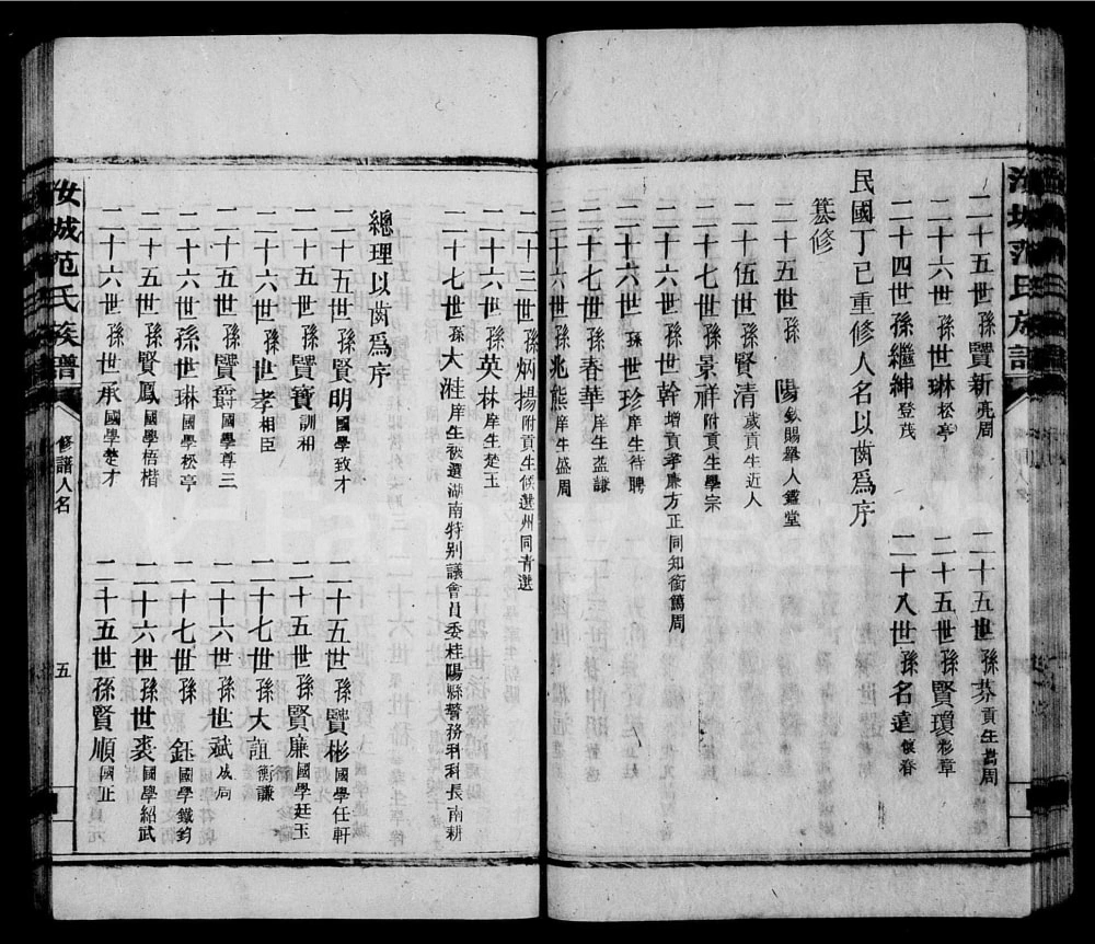 图片[3]-湖南郴州汝城范氏族谱电子版PDF下载-中华家谱网