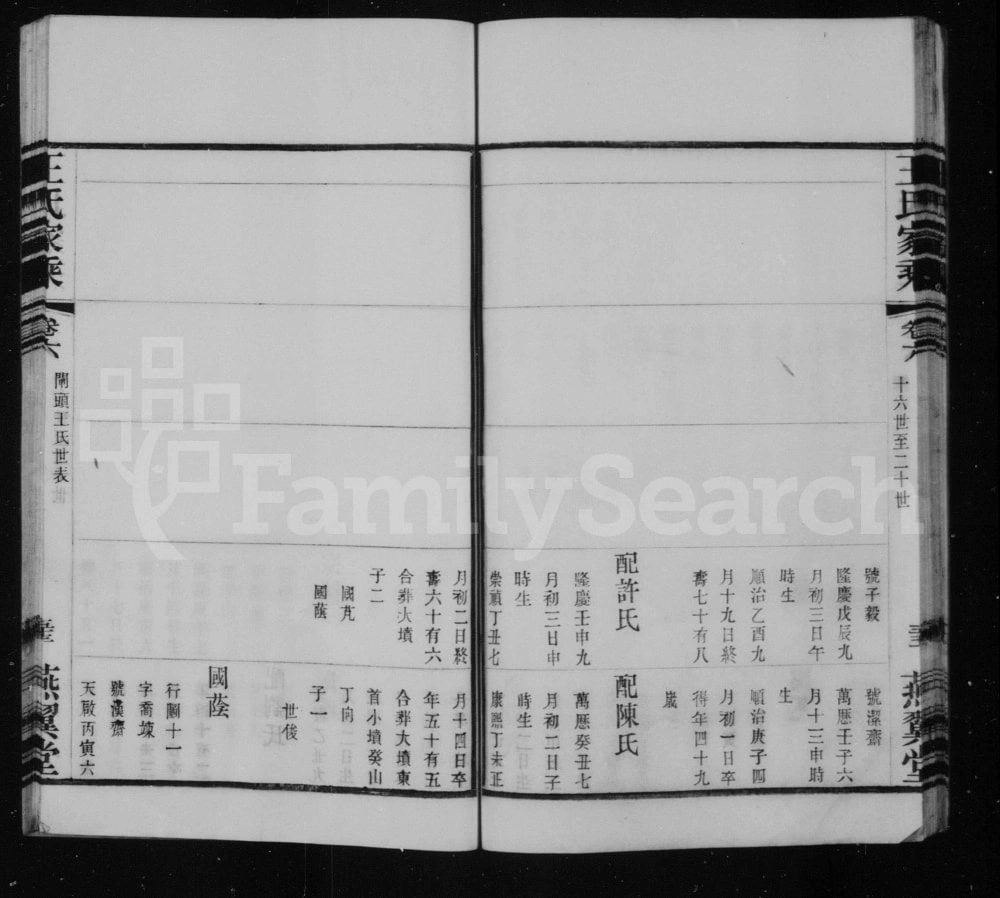 图片[7]-江苏常州武进区闸头王氏家乘（燕翼堂）电子版PDF下载-中华家谱网