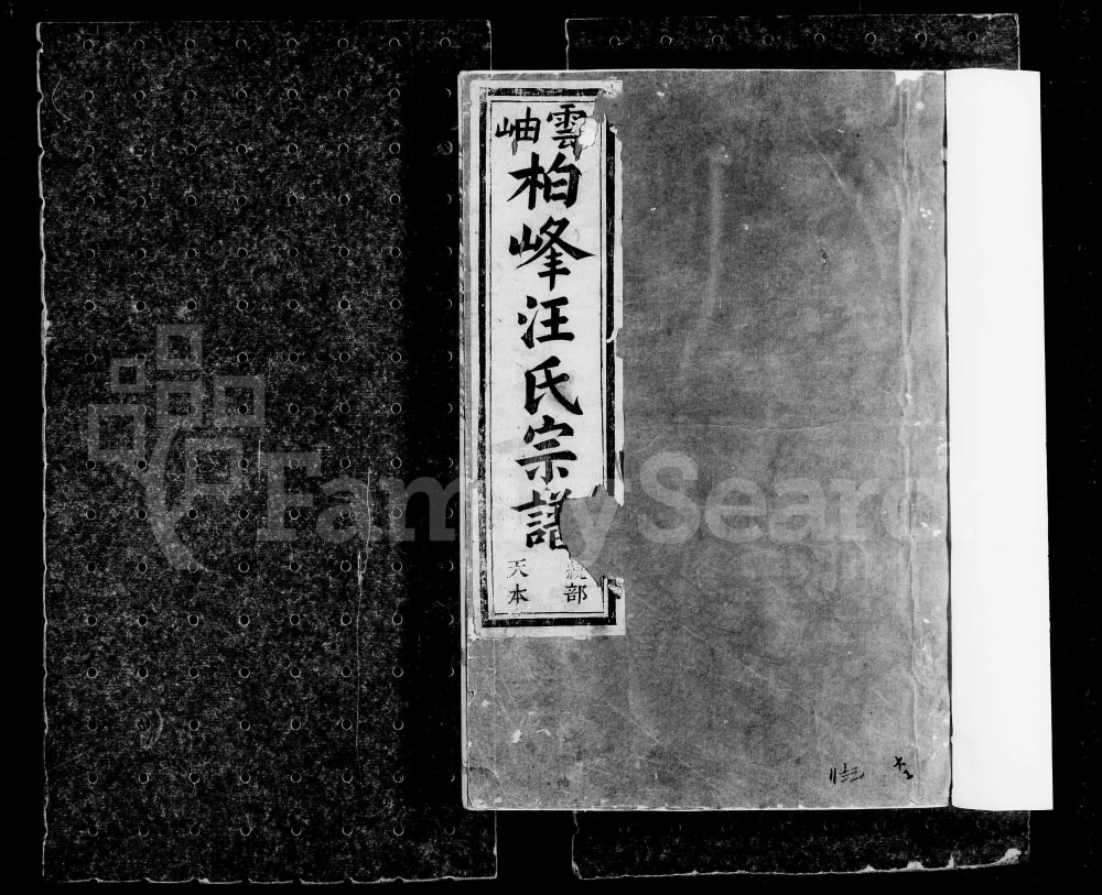图片[1]-浙江建德桐庐云岫柏峰汪氏宗谱（积庆堂）电子版PDF下载-中华家谱网