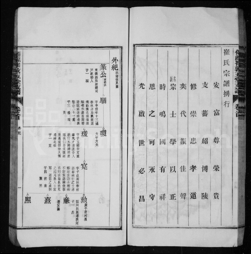 图片[3]-安徽黄山仙源崔敦五堂支谱电子版PDF下载-中华家谱网