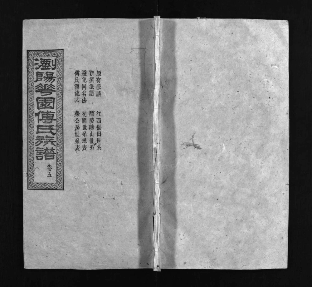 图片[1]-湖南浏阳花园傅氏族谱（金玉堂）电子版PDF下载-中华家谱网