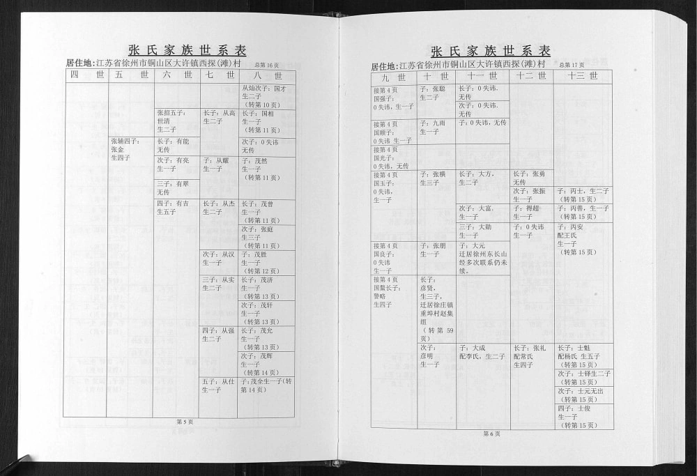 图片[6]-江苏徐州铜山区彭城西滩头张氏族谱（百忍堂）电子版PDF下载-中华家谱网