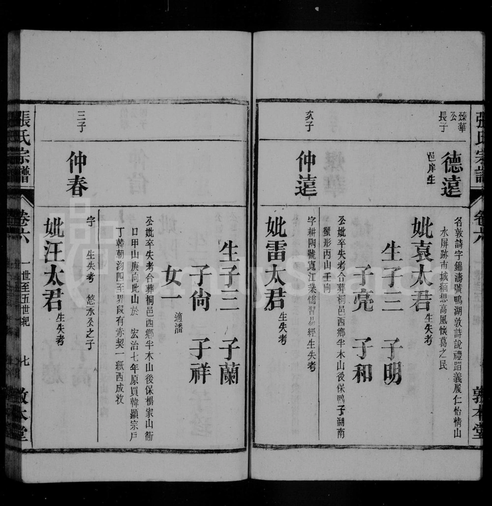 图片[8]-安徽桐城张氏宗谱（敦本堂）电子版PDF下载-中华家谱网