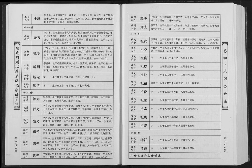 图片[8]-湖北荆州以恭系陈氏宗谱电子版PDF下载-中华家谱网