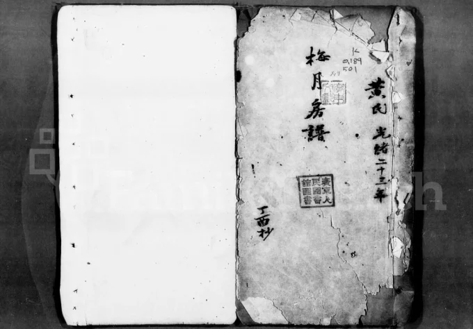 广东佛山顺德区黄氏梅月房谱电子版PDF下载-中华家谱网