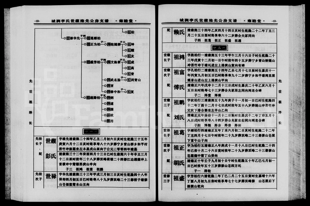图片[6]-湖南宁乡城涧李氏世馥维先公房支谱（雍睦堂）电子版PDF下载-中华家谱网