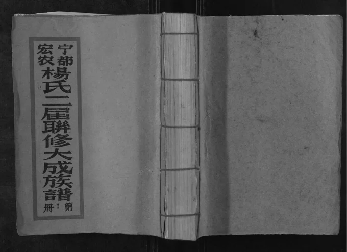 江西赣州宁都宏农杨氏二届联修大成族谱电子版PDF下载-中华家谱网