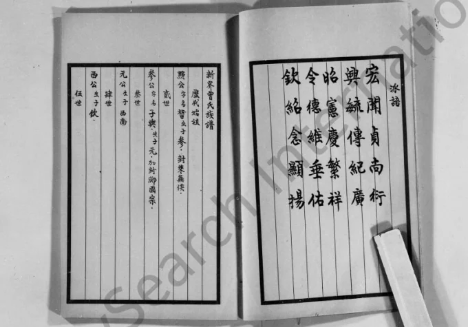 香港新界曾氏族谱电子版PDF下载-中华家谱网
