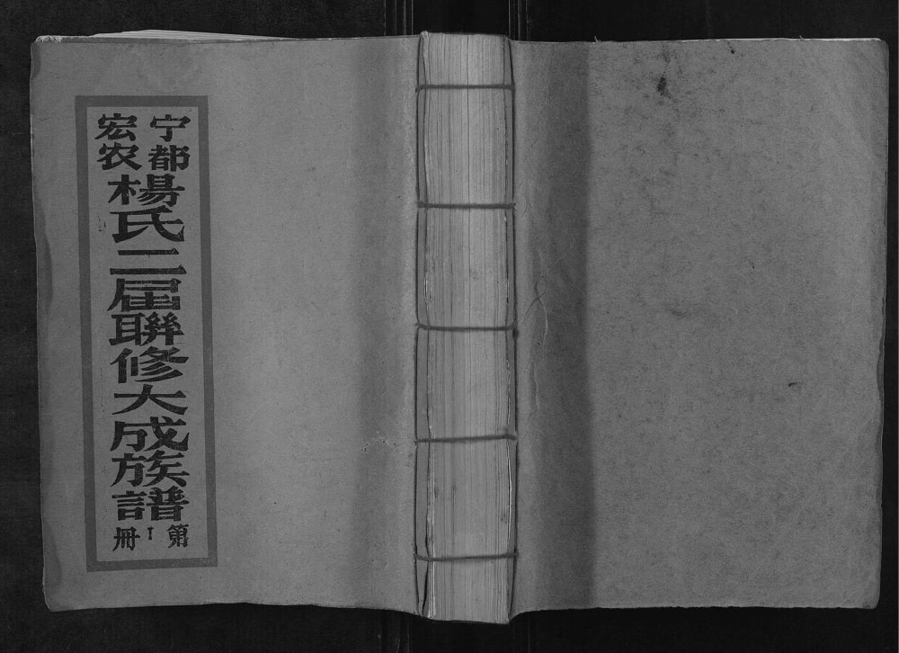 图片[1]-江西赣州宁都宏农杨氏二届联修大成族谱电子版PDF下载-中华家谱网