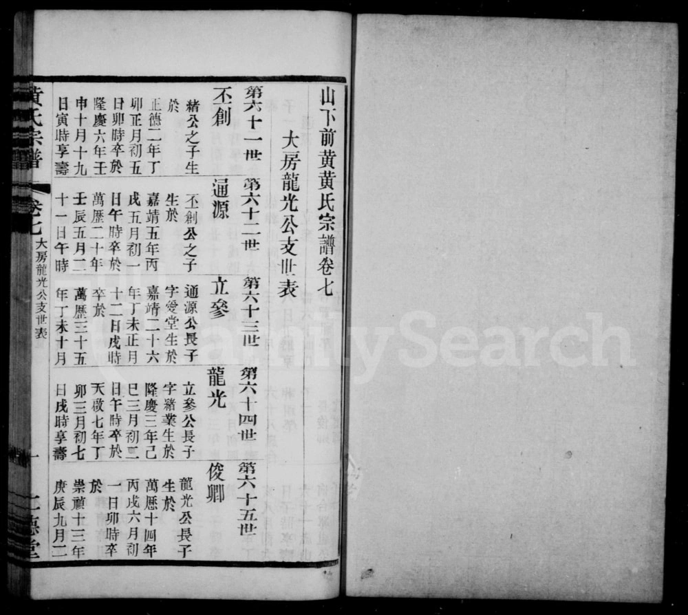 图片[3]-江苏江阴山下前黄黄氏宗谱（仁德堂）电子版PDF下载-中华家谱网