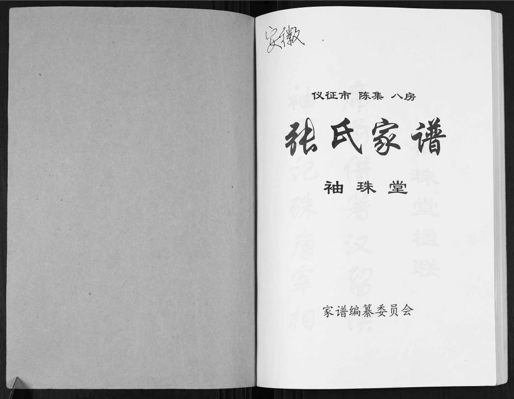 图片[2]-安徽天长张氏家谱（袖珠堂）电子版PDF下载-中华家谱网