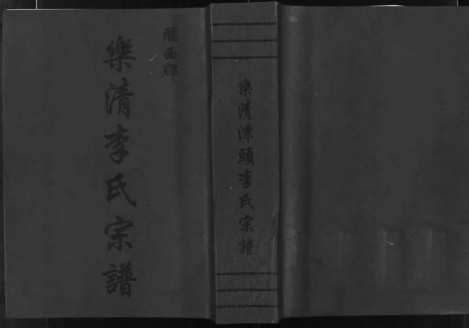 浙江乐清潭头李氏宗谱电子版PDF下载-中华家谱网
