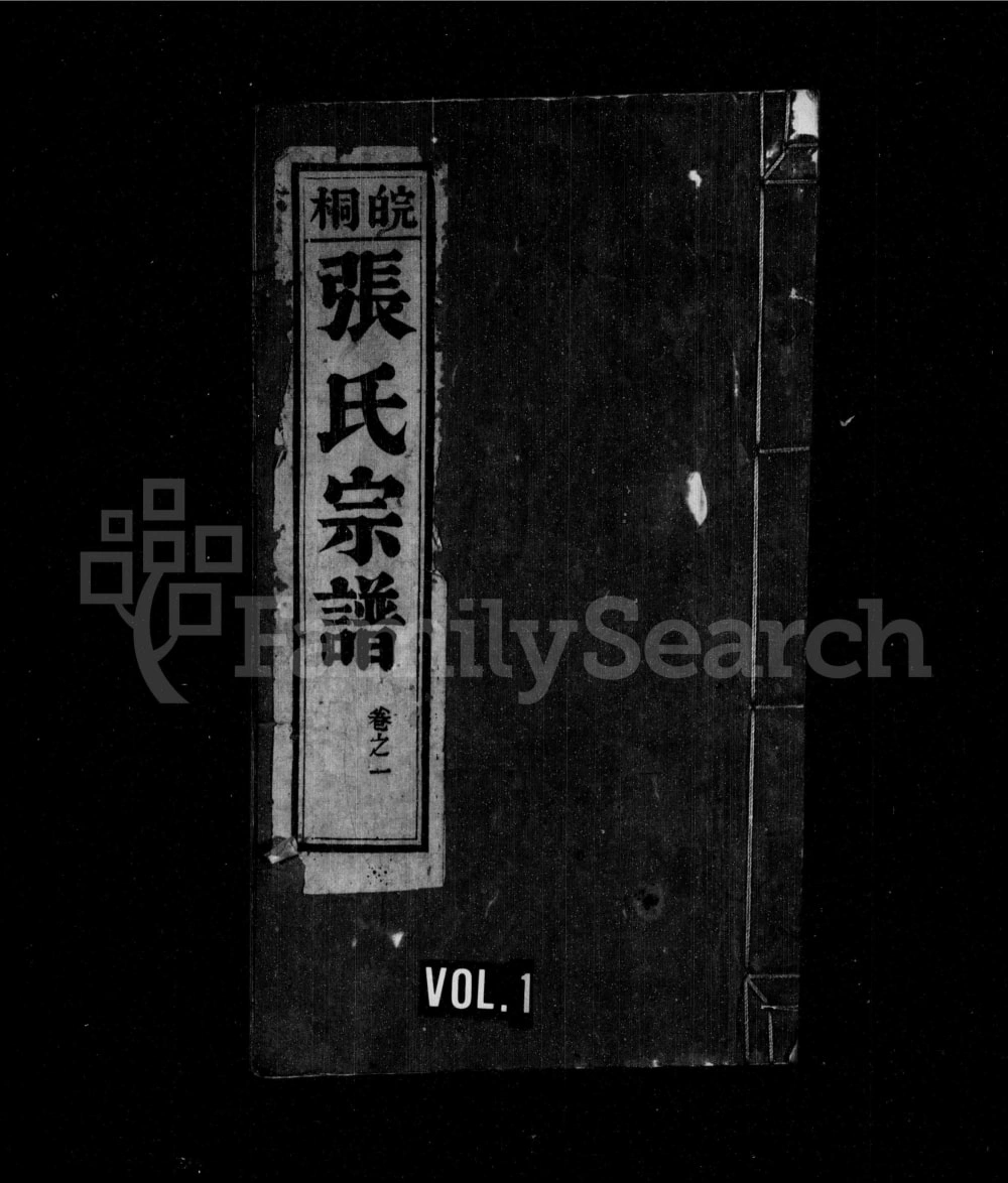 图片[1]-安徽桐城皖桐张氏宗谱（树德堂）电子版PDF下载-中华家谱网