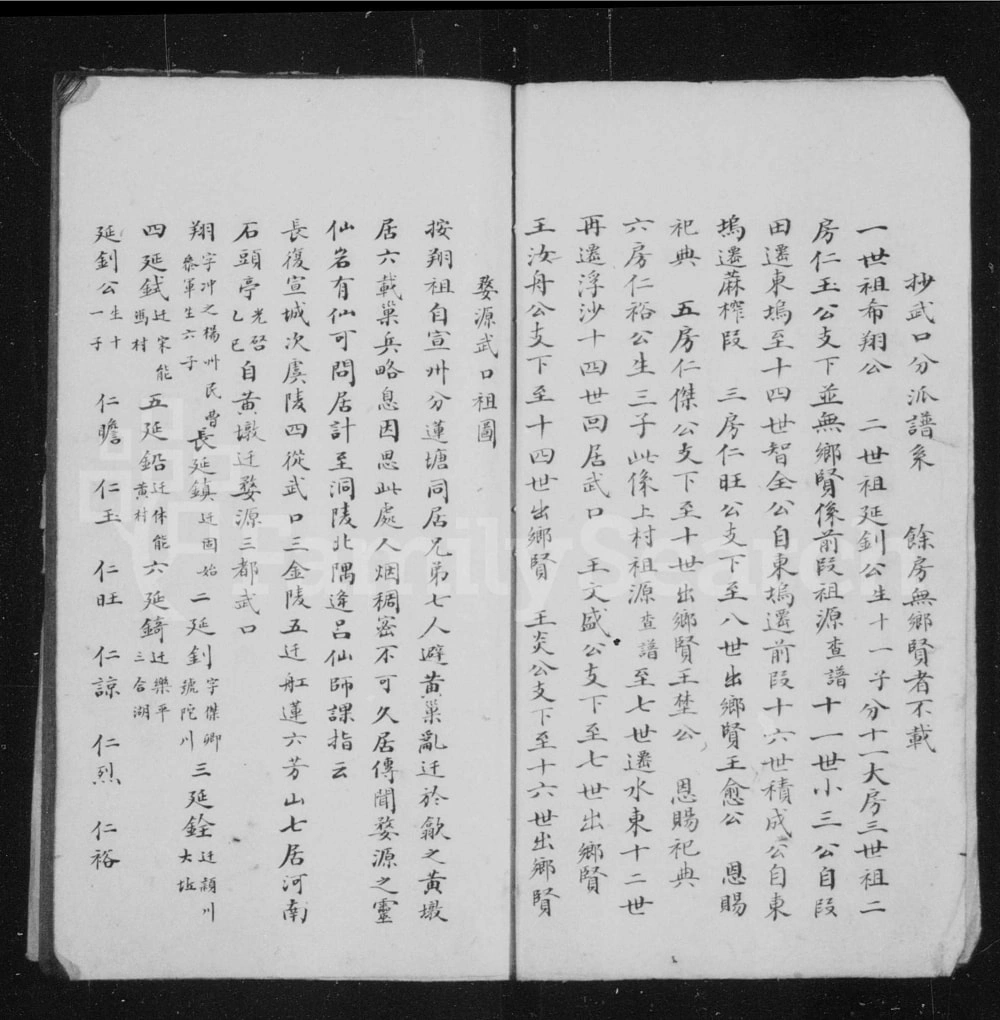 图片[1]-江西上饶婺源武口王氏宗谱电子版PDF下载-中华家谱网