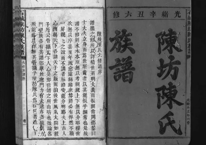 江西赣州石城陈坊陈氏族谱-中华家谱网