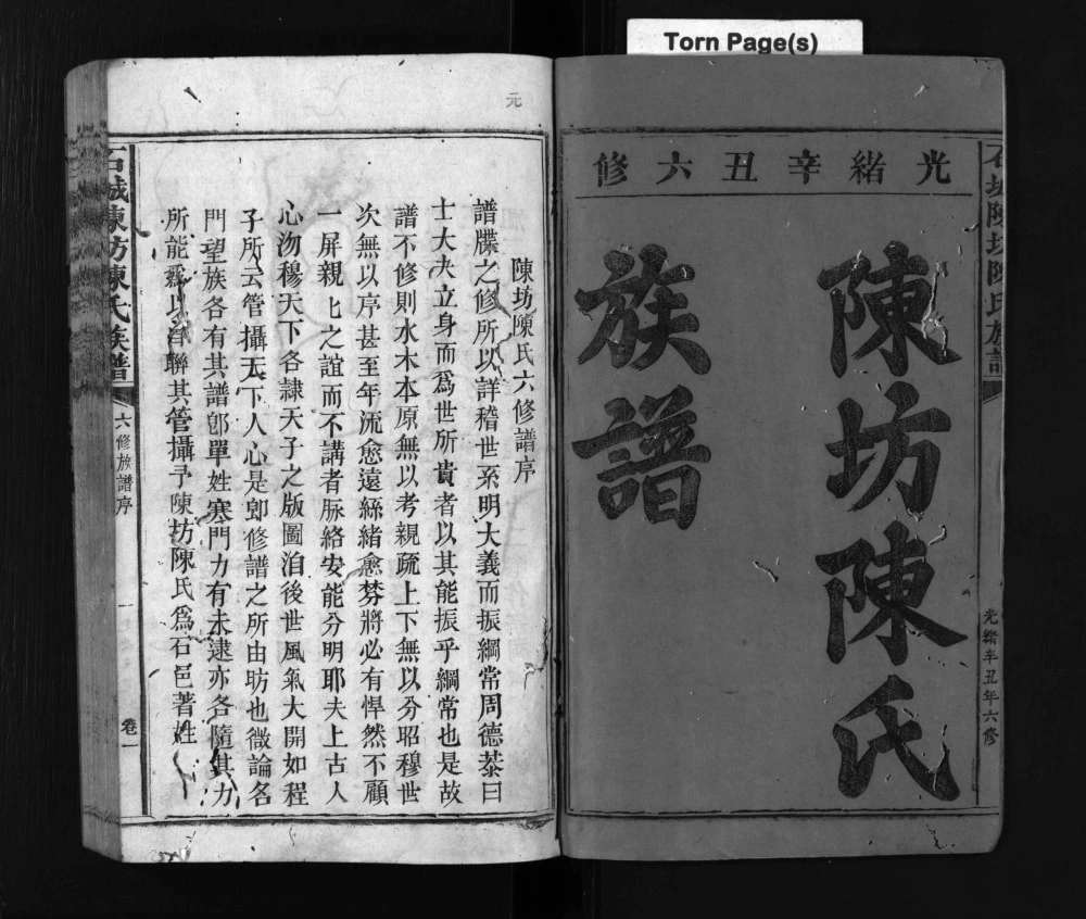 图片[1]-江西赣州石城陈坊陈氏族谱电子版PDF下载-中华家谱网