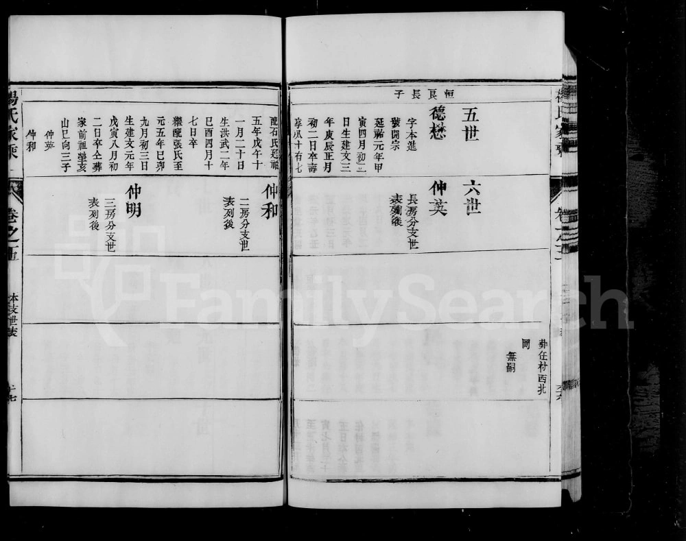 图片[6]-江苏句容仁村杨氏家乘电子版PDF下载-中华家谱网