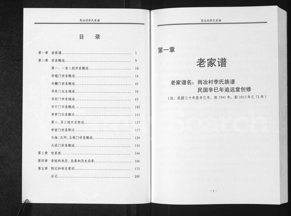 图片[2]-河北沙河市岗冶村李氏家谱电子版PDF下载-中华家谱网