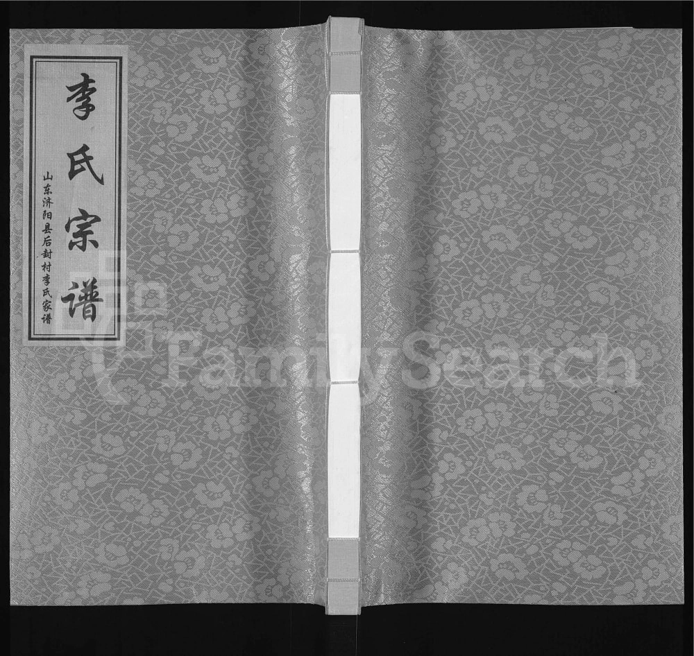 图片[1]-山东济南济阳区后封村李氏宗谱（弘德堂）电子版PDF下载-中华家谱网
