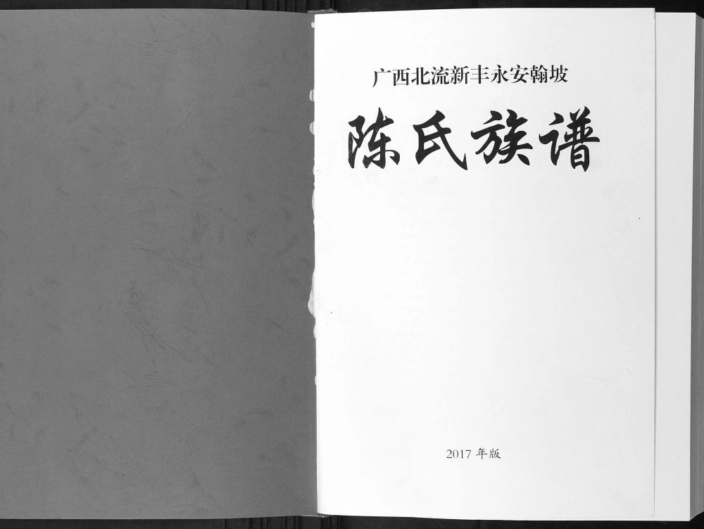 图片[2]-广西北流新丰永安翰坡陈氏族谱电子版PDF下载-中华家谱网