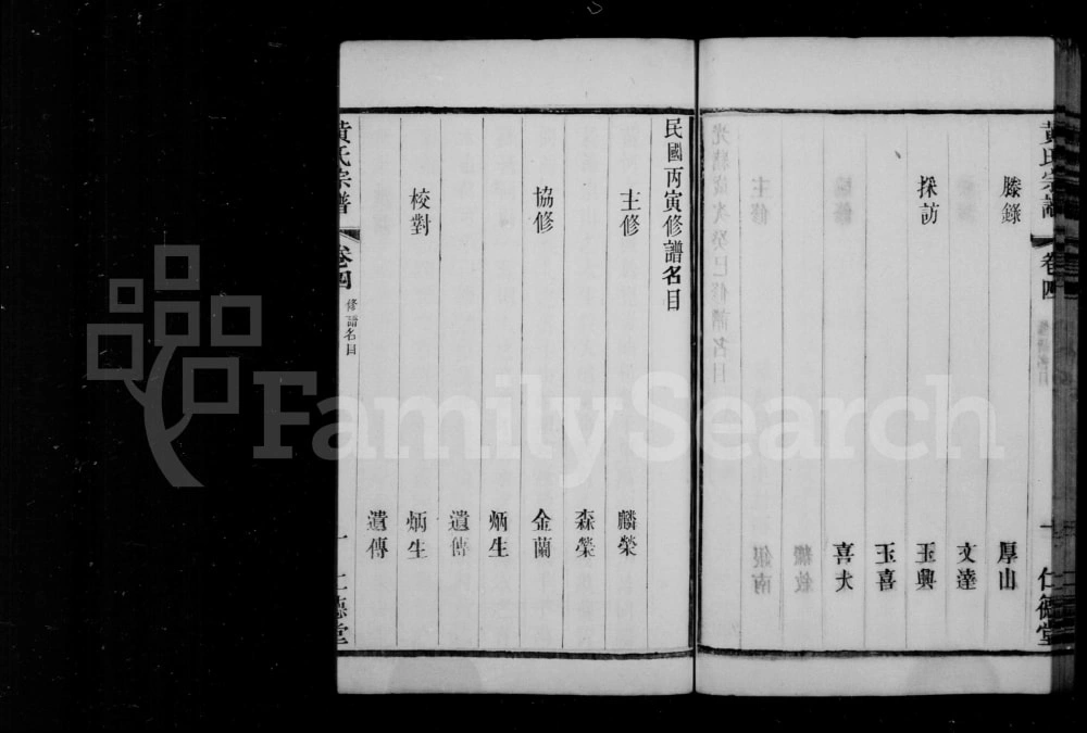 图片[2]-江苏江阴山下前黄黄氏宗谱（仁德堂）电子版PDF下载-中华家谱网