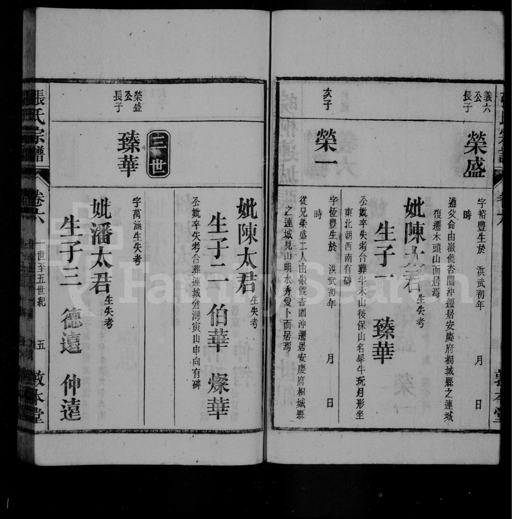 图片[6]-安徽桐城张氏宗谱（敦本堂）电子版PDF下载-中华家谱网