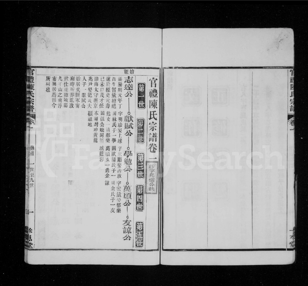 图片[4]-安徽池州青阳县官礼陈氏宗谱（孝思堂）电子版PDF下载-中华家谱网