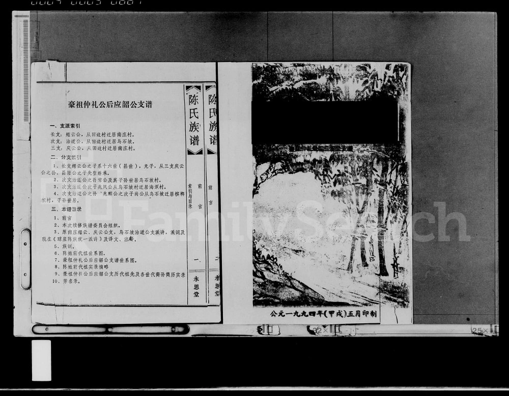 图片[2]-海南定安陈氏族谱豪祖仲礼公后应韶公支谱（永思堂）电子版PDF下载-中华家谱网