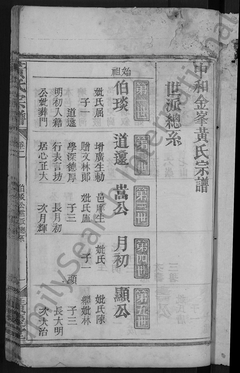 图片[4]-湖北黄冈中和金峰黄氏宗谱（积庆堂）电子版PDF下载-中华家谱网