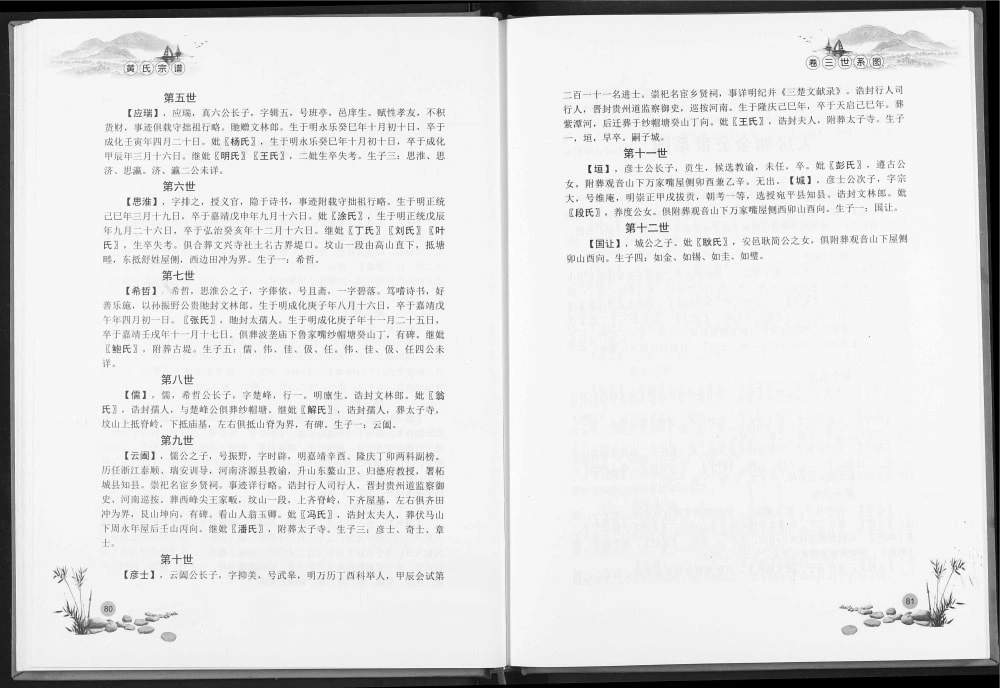 图片[6]-湖北武汉黄陂区黄氏宗谱（绳武堂）电子版PDF下载-中华家谱网