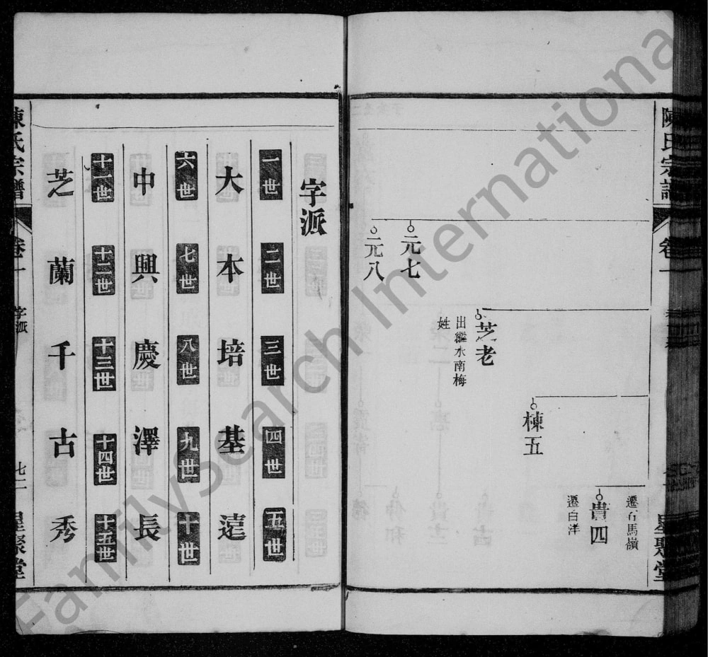 图片[3]-安徽桐城白云陈氏五修宗谱（星聚堂）电子版PDF下载-中华家谱网