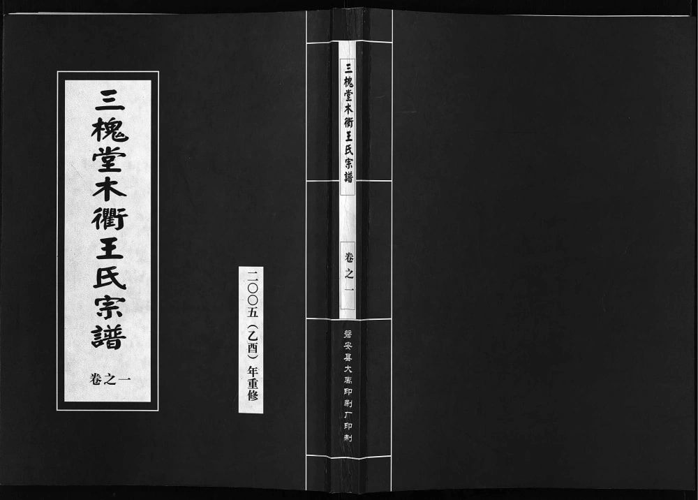 图片[1]-浙江东阳木衢王氏宗谱（三槐堂）电子版PDF下载-中华家谱网
