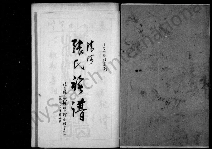 四川资阳北乡雁家坝张氏族谱电子版PDF下载-中华家谱网