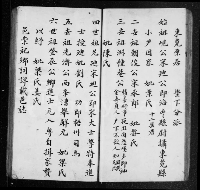 广东东莞张氏族谱电子版PDF下载-中华家谱网