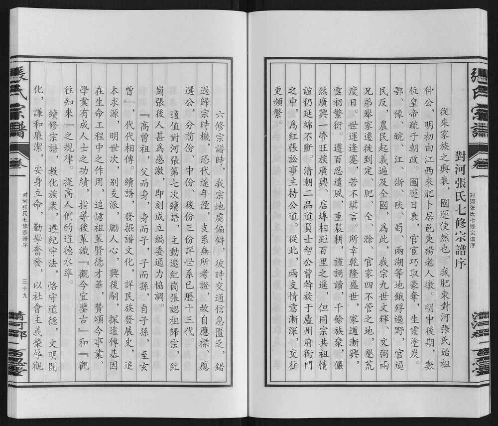 图片[3]-安徽肥东张氏“对河张”合肥支派宗谱（百忍堂）电子版PDF下载-中华家谱网