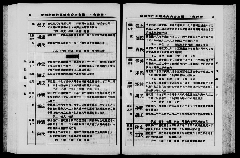 图片[7]-湖南宁乡城涧李氏世馥维先公房支谱（雍睦堂）电子版PDF下载-中华家谱网