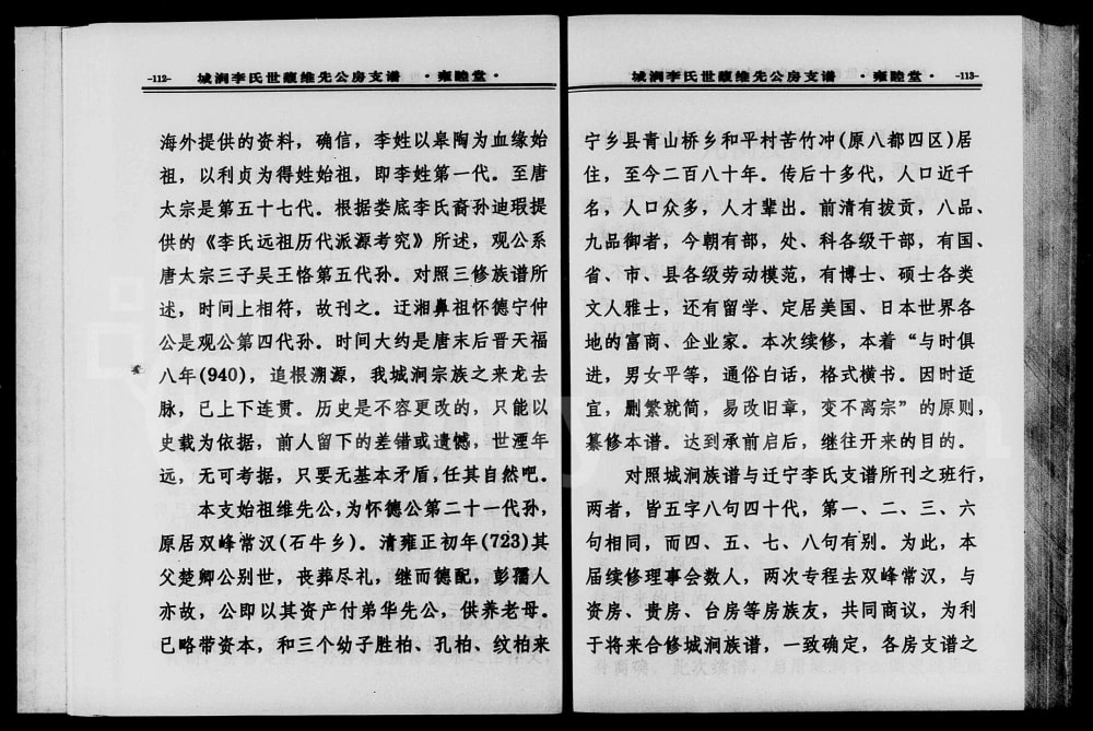 图片[3]-湖南宁乡城涧李氏世馥维先公房支谱（雍睦堂）电子版PDF下载-中华家谱网